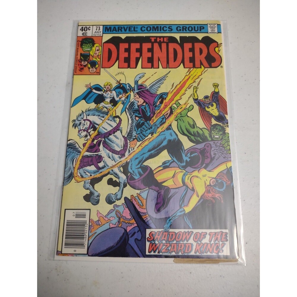 The Defenders #73 Newsstand Variant page extra Paper